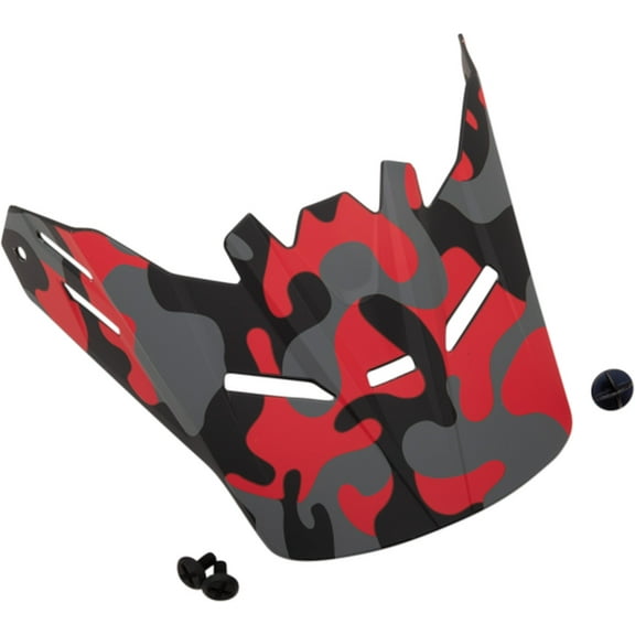 Z1R Rise Helmet Youth Replacement Visor/Peak Camo Red