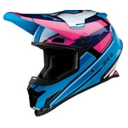 Z1R Rise MC MX Offroad Helmet Pink/Blue XL