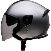Z1R Road Maxx Open Face Motorcycle Helmet Silver LG
