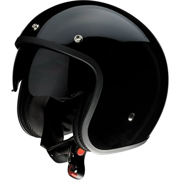 Z1R Saturn SV Open Face Helmet Black MD