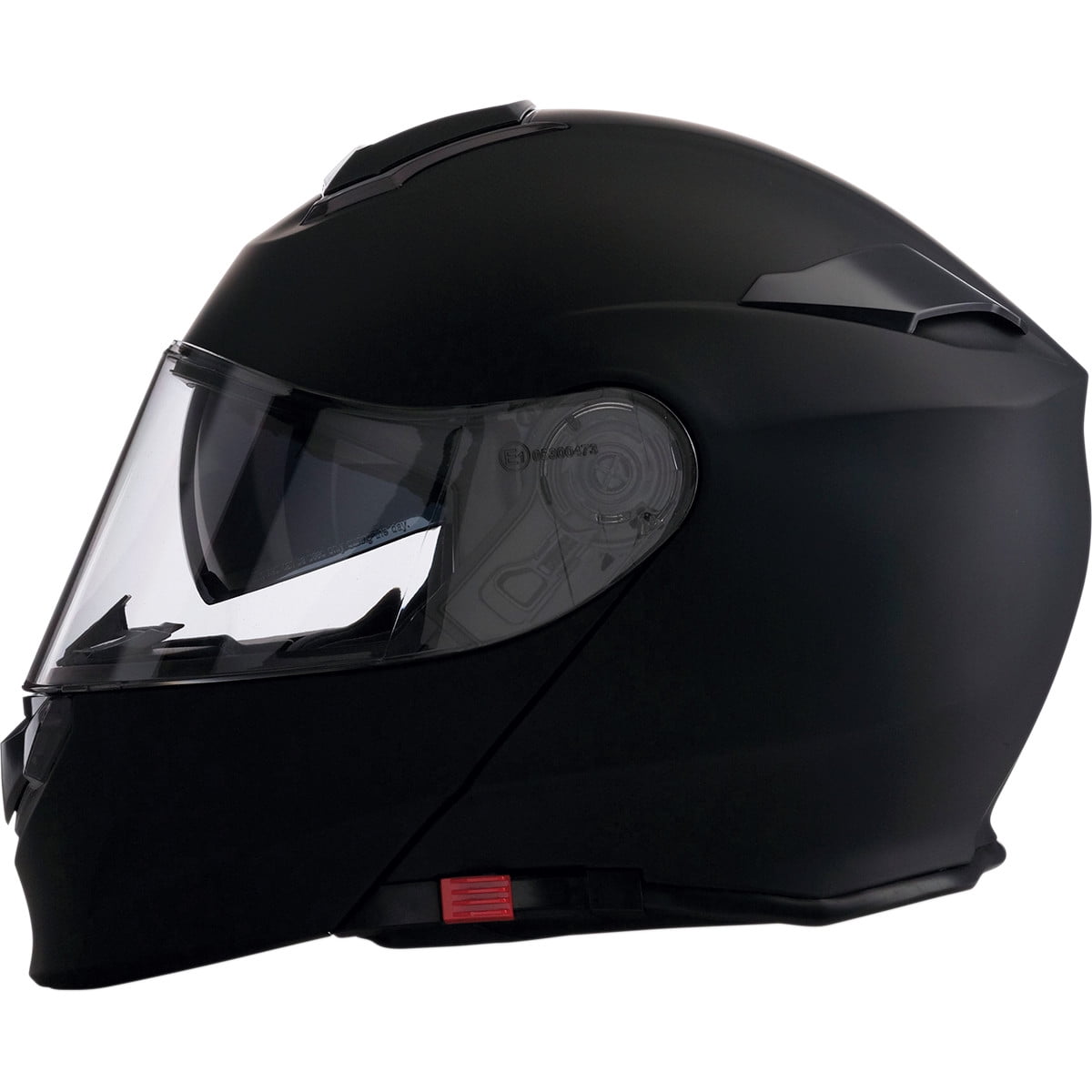 Z1R Solaris Solid Modular Motorcycle Helmet Flat Black XXL