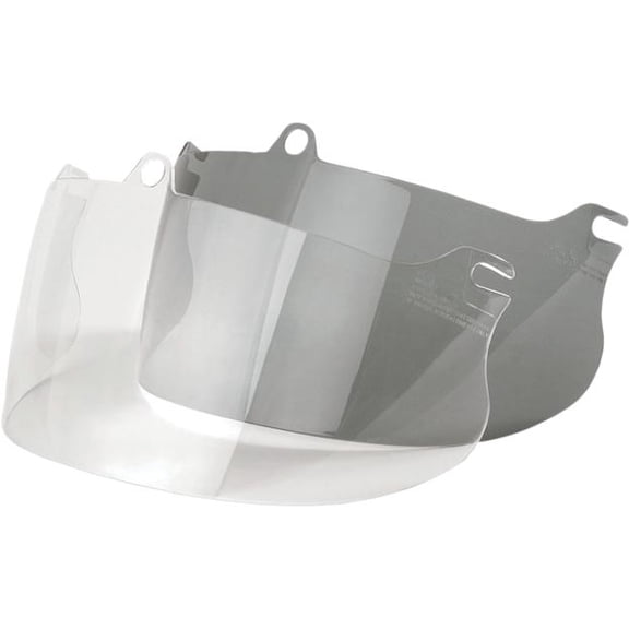 Z1R Universal Half-Helmet Face Shields - Smoke