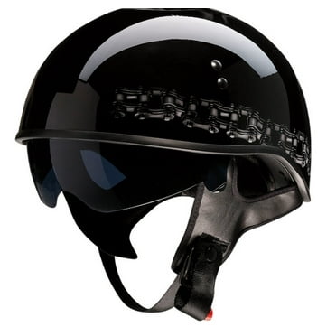 Z1R Vagrant FTW Half Motorcycle Helmet Black XXL