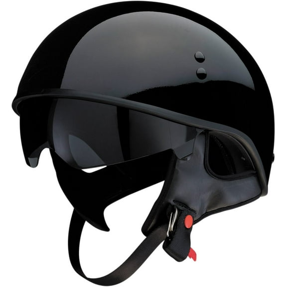 Z1R Vagrant Motorcycle Half Helmet Black XXL