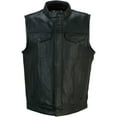 thumbnail image 1 of Z1R Vindicator Leather Vest - Black, 1 of 1