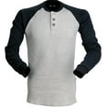 thumbnail image 1 of Z1R Waffle Mens Long Sleeve T-Shirt Gray/Black XL, 1 of 2