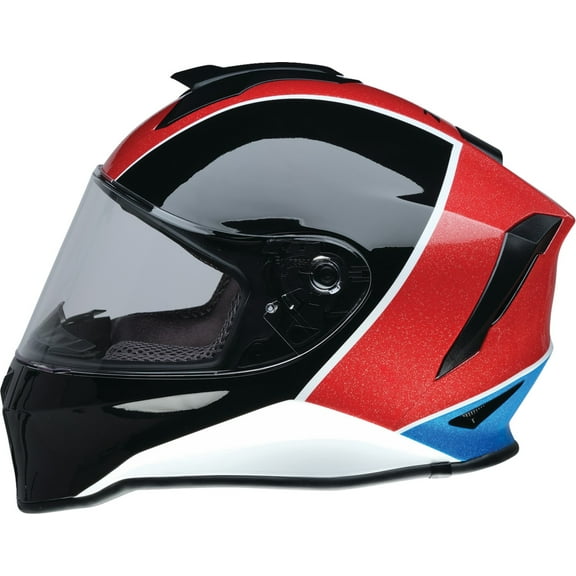 Z1R Warrant Fresh POW Youth Motorcycle Helmet Red/White SM