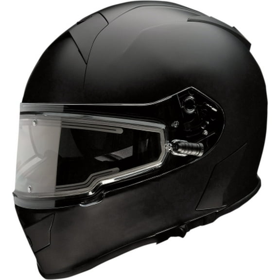 Z1R Warrant Snow Helmet w/Heated Electric Shield Flat Black XL