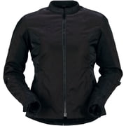 Z1R Zephyr, Reflective Piping, Removable Pads, Black Motorcycle Jacket for Women