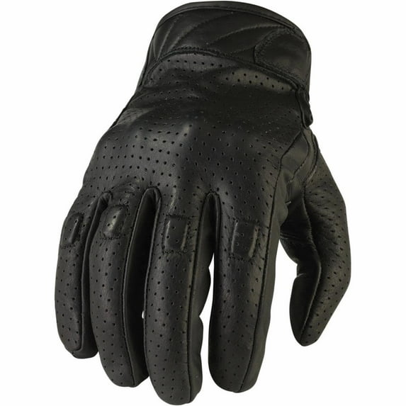 Z1r 270 Perforated Womens Gloves (Large, Black Perforated)