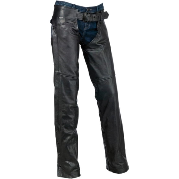 Z1r Sabot Womens Chaps (XX-Large, Black)