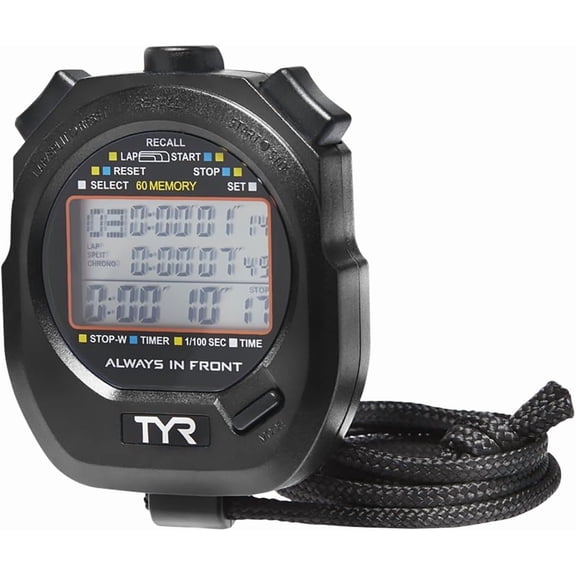Z200 Stopwatch  Professional Digital Timer with Split Memory, Water-Resistant, Ergonomic Design for Swim, Track & Field, and Sports Training