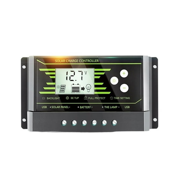 Z20A PWM Dual USB Max Current Up To 2.5A With Backlight Solar Controller ,Install Anywhere You Want