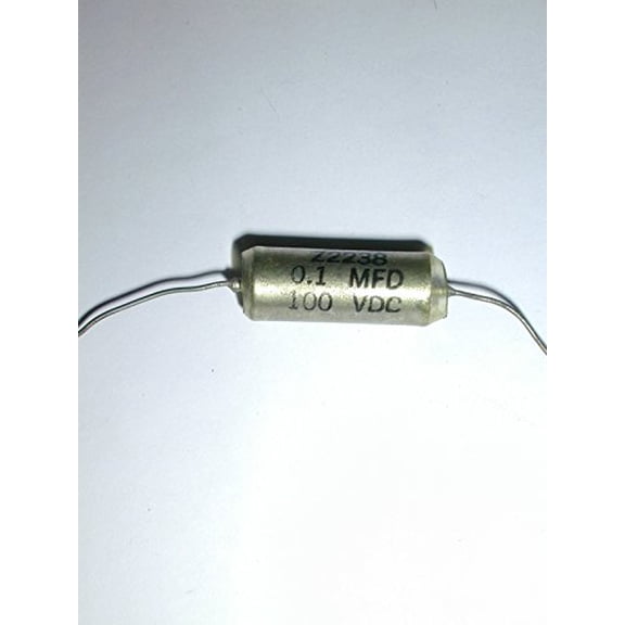 Z2238 POTTER 0.1 MF 100V CAPACITOR AXIAL LEADS (Price Per Each) - Z2238