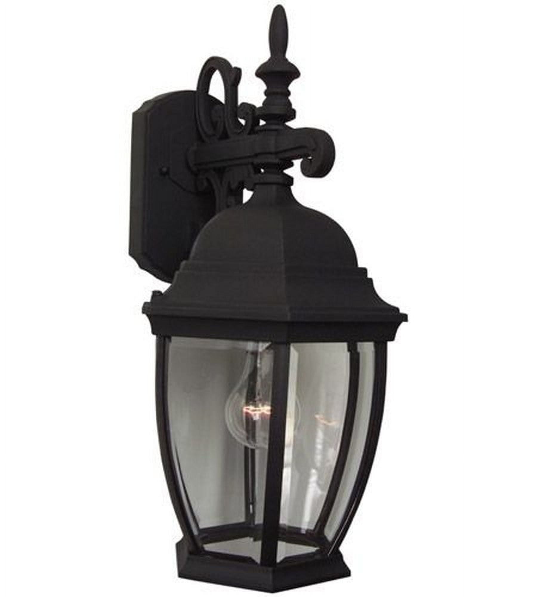 Black Cast Aluminum Traditional Outdoor Wall Lantern