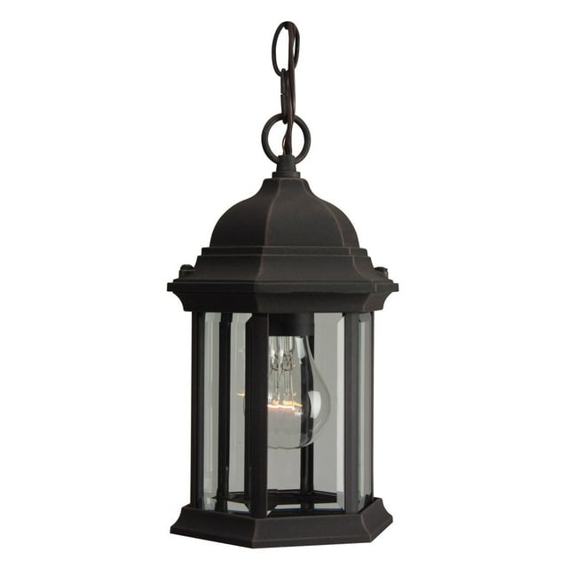 Z291-RT-Craftmade Lighting-1 Light Outdoor Pendant In Traditional Style-11 Inches Tall and 6.5 Inches Wide-Rust Finish