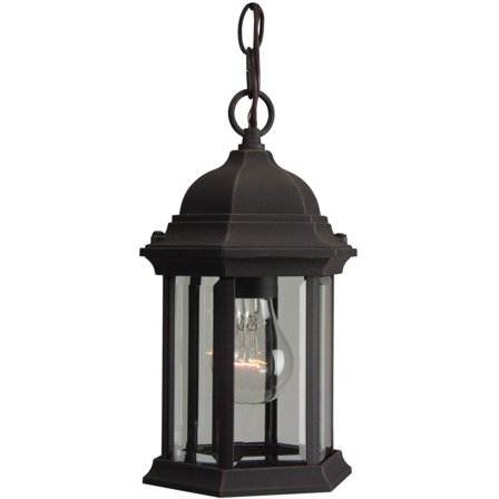 Z291-RT Craftmade Lighting 1 Light Outdoor Pendant In Traditional Style-11 Inches Tall and 6.5 Inches Wide-Rust Finish