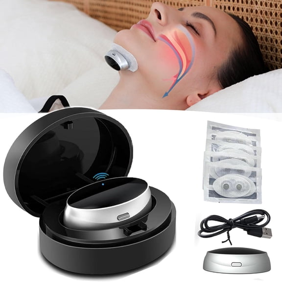 Z3 Pro Anti Snoring Device - 3 Adjustable Levels for Better Sleep | Snoring Solution with 10 Patches for Comfortable Breathing
