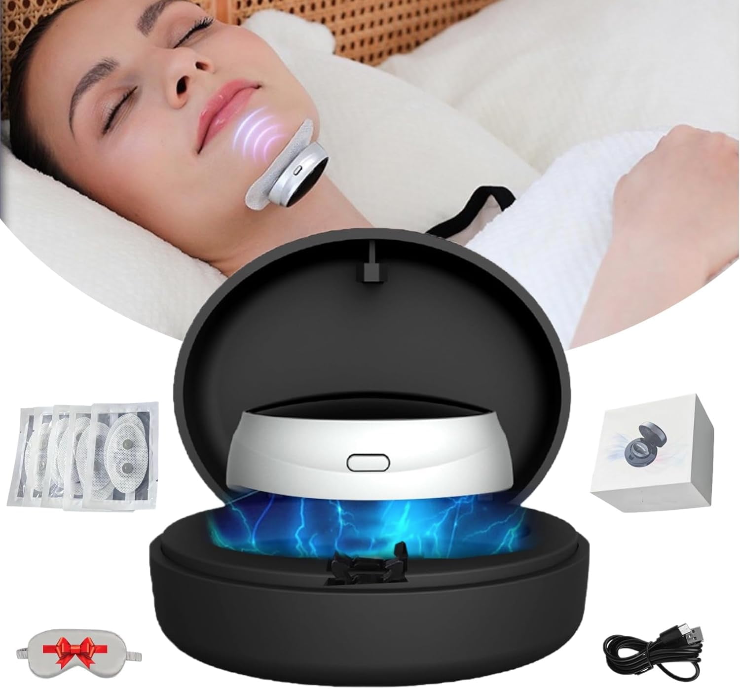 Z3 Pro Snoring Solution,Z3 Pro - Professional Anti-Snoring Device 3 Adjustable Levels,Portable Sleep Apnea Device for Breathe Easy Improved Sleep Quality for Peaceful Sleep