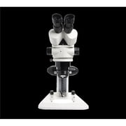 Z4 Zoom Trinoc 7x-45x on Dual-LED Light Stand Microscope, White & Black