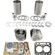 Z482 Engine Overhaul Rebuild Kit No valve set Compatible For Kubota Z482 Engine T1600H B1121 GB110 GB115 JB11 Tractor Piston Diameter 67mm