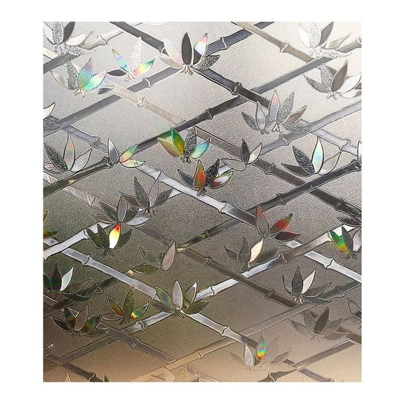 Z52LingLing Decoration 35x100cm Static-Cling Glass Film – Glare Control & Privacy Shield
