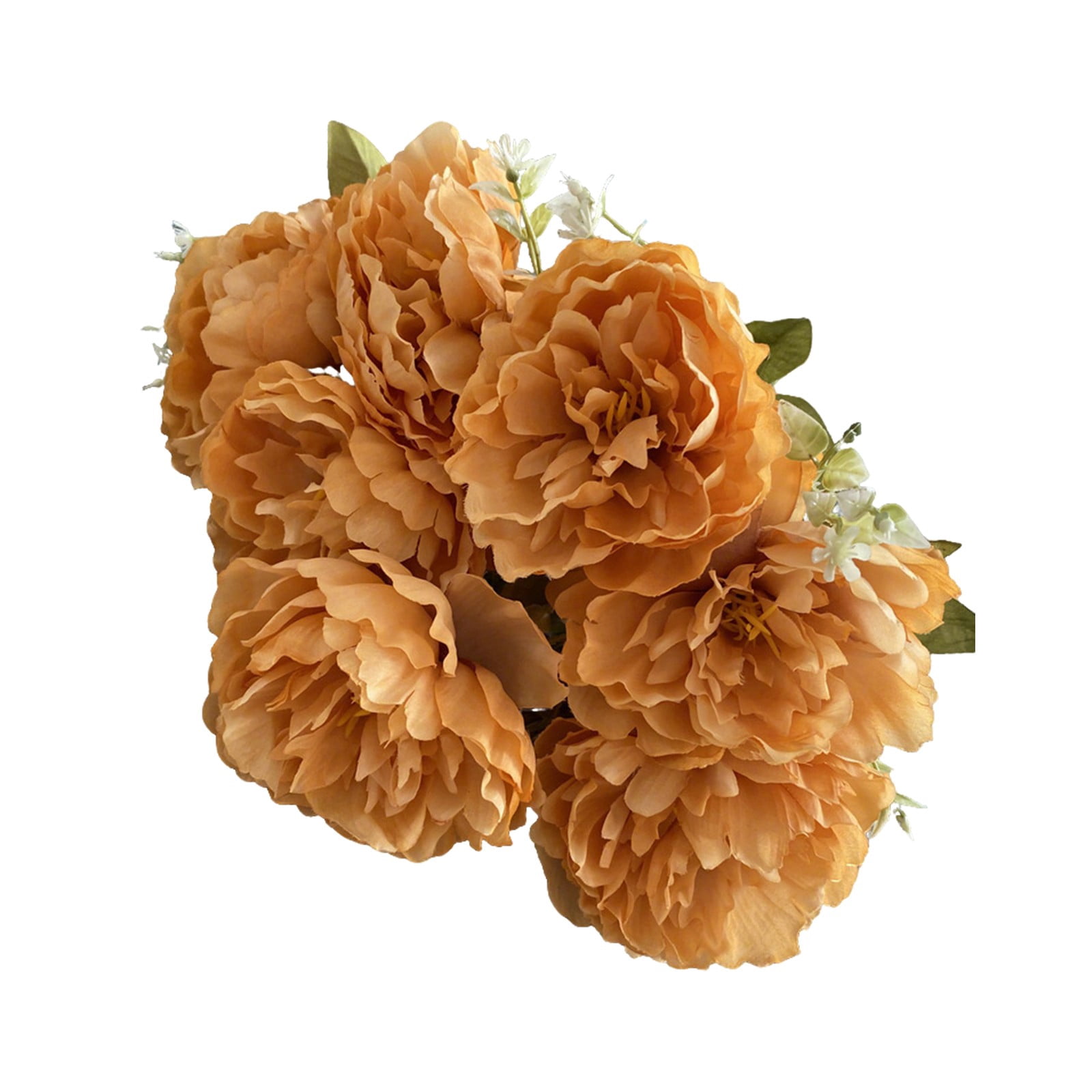 Z52LingLing Decoration 7 Heads Artificial Peony Silk Flowers