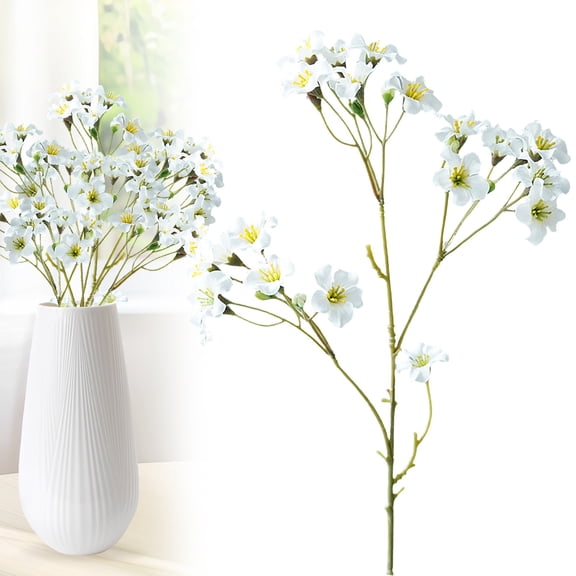 Z52LingLing Decoration 7-Prong Red-lotus-colored Artificial Eucalyptus and Moneywort Bouquet - Long-lasting Flexible Greenery for Farmhouse, Porch, Balcony, Garden, Office, or Wedding Decor