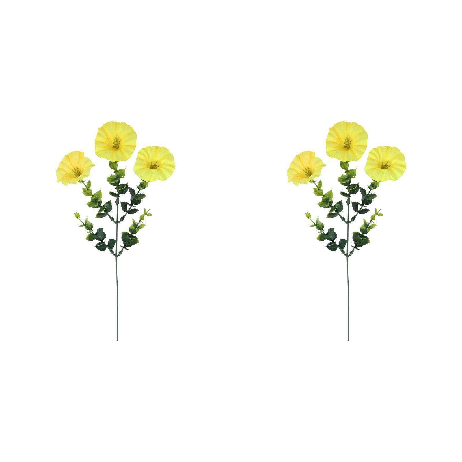 Z52LingLing Decoration Artificial Violet Silk Flower Single Stem