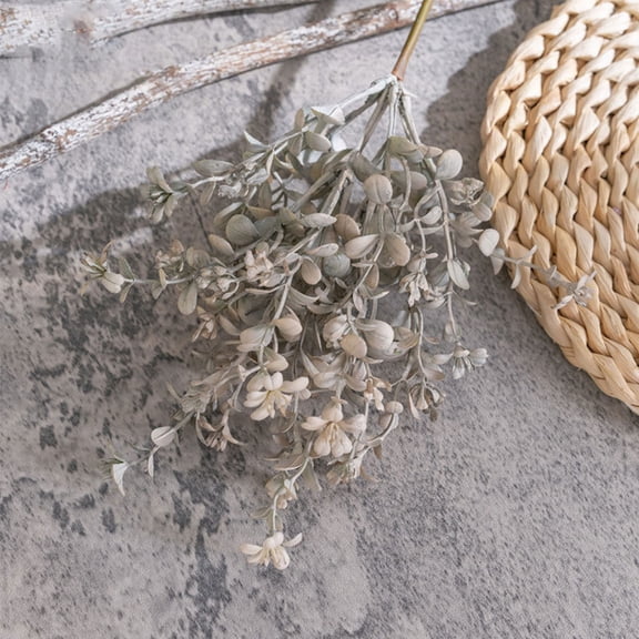 Z52LingLing Decoration Grey INS Style Artificial Grass Bundle Realistic Home Decor