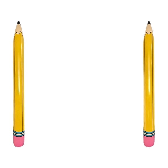 Z52LingLing Decoration Inflatable Pencil Balloon Set Large School Classroom Decoration 2pc
