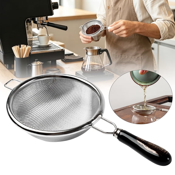 Z52LingLing Decoration JLP250606502 Kung Fu Tea Infuser with Folding Handles, Silver Small, 1-Piece