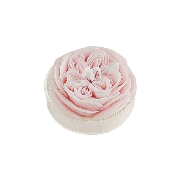 Z52LingLing Decoration Pink Flower Paraffin Scented Candle V2 – 2.5x1.5" Sweet Mother's Day Aromatherapy for Candelabra & Nightstand