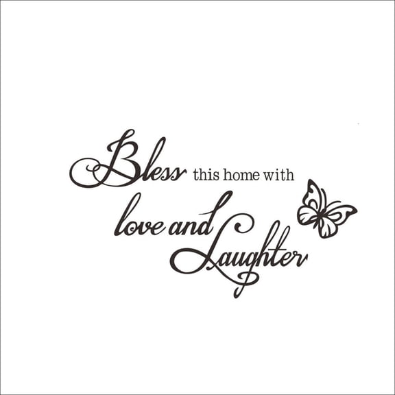 Z52LingLing Decoration Removable Butterfly Motto Wall Sticker – DIY Art Decor for Living Room, Bedroom & Study