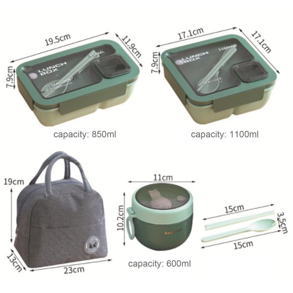 Z52LingLing Decoration Silica gel Bento case Multi-Functional Tool Set for Home Kitchen Cooking, Dining & Baking Essentials, Budget Friendly, 1 Pack