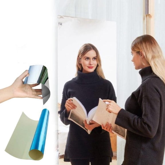 Z52LingLing Decoration Unbreakable Self-Adhesive Mirror Wall Tiles - Safe and Versatile Decor