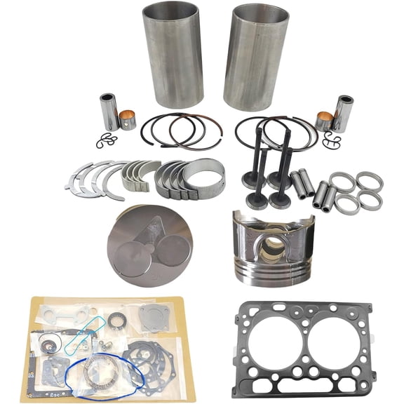 Z602 Engine Overhaul Rebuild Kit For Kubota Z602 Engine Sub-Compact Utility Tractor BX1500 Piston Diameter 72mm