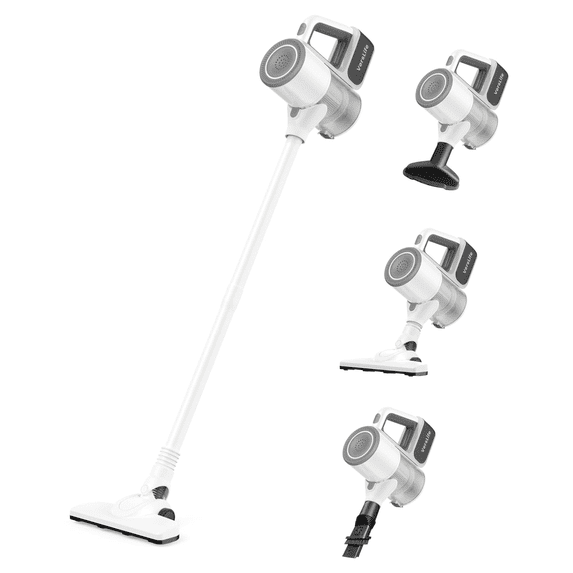Z6Pro Cordless Vacuum Cleaner, 35KPa Suction & 35 Mins Runtime Stick Vacuum, Lightweight Handheld Vacuum with Green LED Headlight for Pet Hair, Carpet, Hard Floor