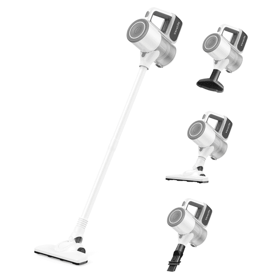 Z6Pro Cordless Vacuum Cleaner, 35KPa Suction & 35 Mins Runtime Stick Vacuum, Lightweight Handheld Vacuum with Green LED Headlight for Pet Hair, Carpet, Hard Floor