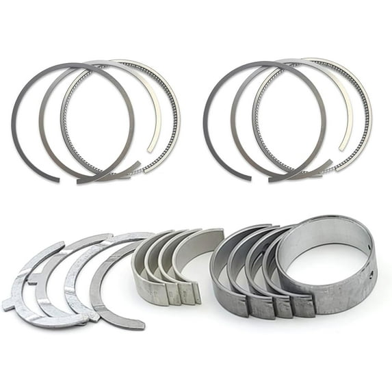 Z751 Metal Kit + Piston Rings for Kubota Z751 Engine L1501 L1500 L175 L185 L3202 L225 Tractor STD Bearing kit set piston ring set Piston Diameter 76mm