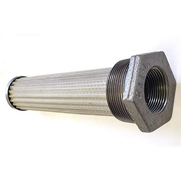 ZA Tank Mounted Suction Strainer - 50GPM Flow, 3'' MPT X 2'' FPT, 100 Micron Filter