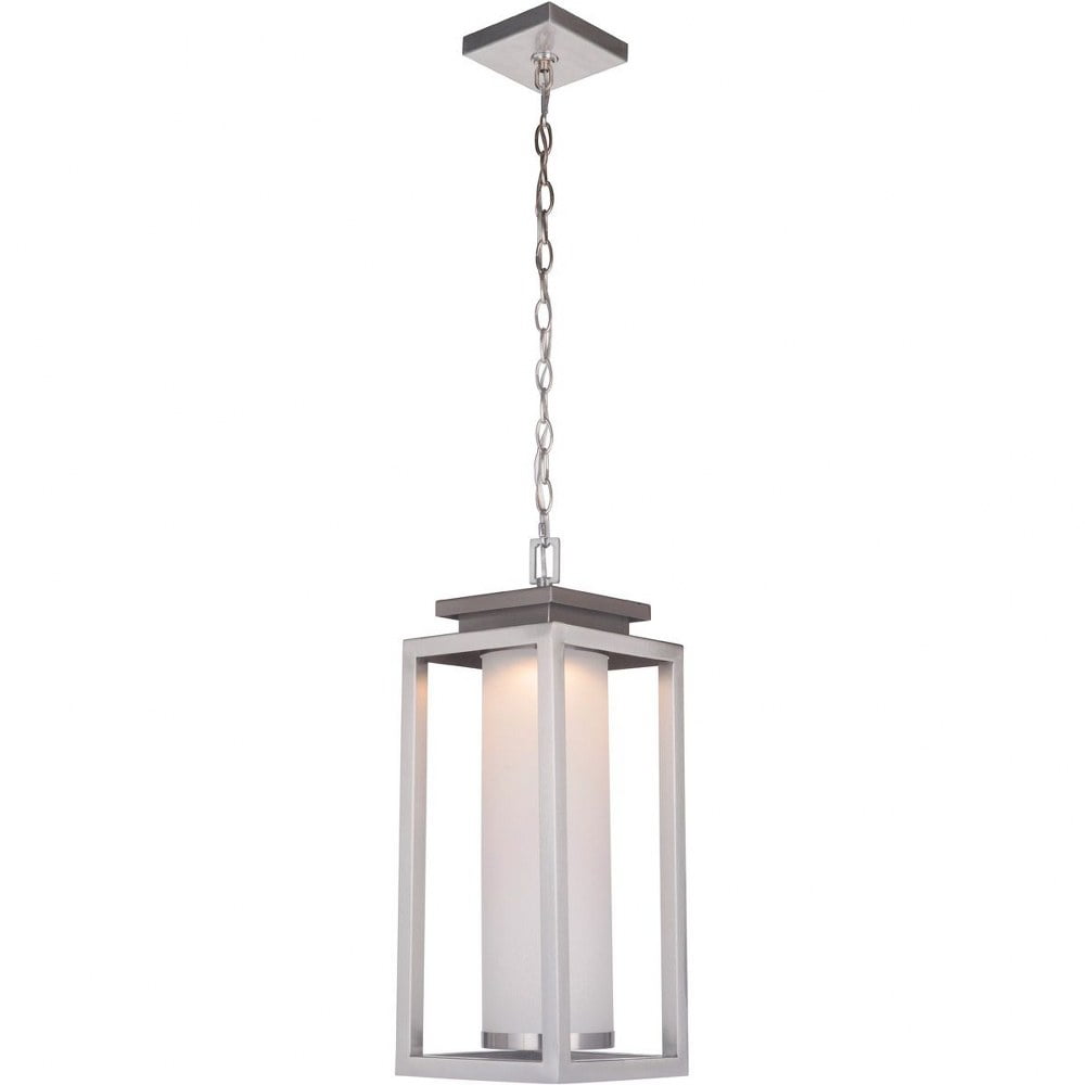 Stainless Steel LED Cylinder Pendant Light for Indoor/Outdoor