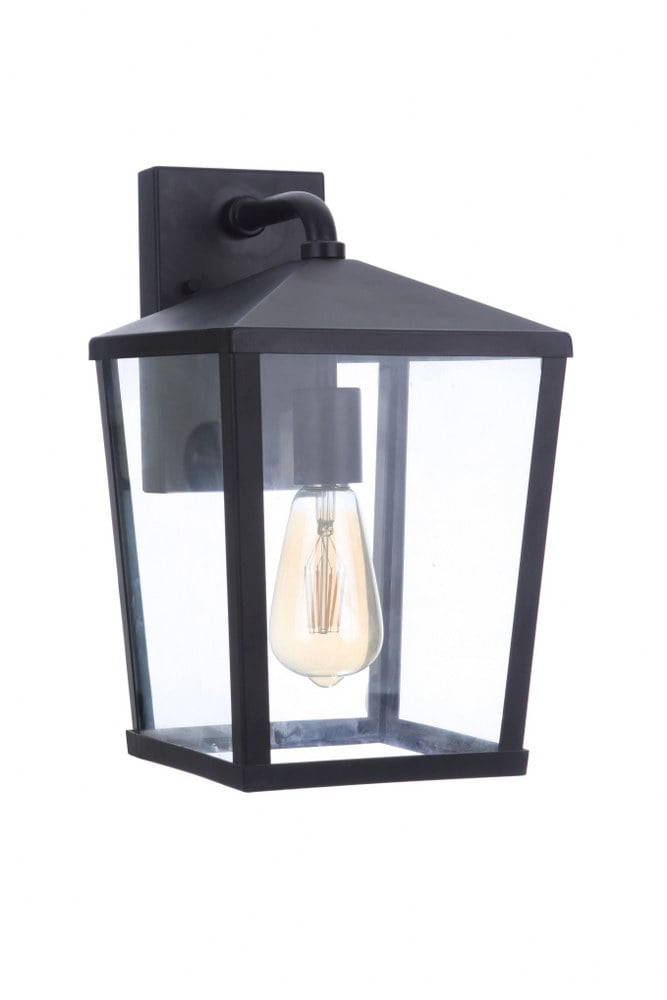 Olsen Midnight Finish Dimmable Outdoor Wall Lantern