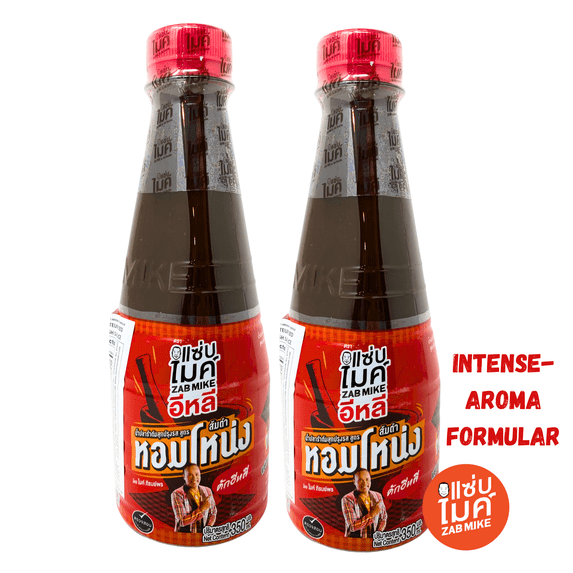 ZAB MIKE Pasteurized Fermented Fish Sauce Intense-Aroma Formula, 350 mL, 2 Pack