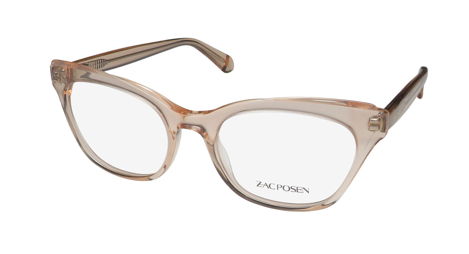 ZAC POSEN DENEE CAT EYE DOUBLERIM SPECTACULAR OPTICAL EYEGLASS FRAME