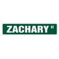 thumbnail image 1 of ZACHARY Street Sign Childrens Name Room Sign | Indoor/Outdoor |  30" Wide, 1 of 5