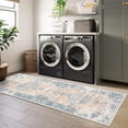 thumbnail image 1 of ZACOO 2'x6' Vintage Indoor Washable Runners for Hallways Rug Runner Boho Entryway Rug Stain Resistant Carpet for Bedroom, Light Orange, 1 of 8
