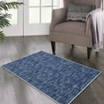 thumbnail image 1 of ZACOO 3x5 Area Rug Washable Rug Indoor Solid Non-Slip Floor Mat Modern Area Rug for Dorm Kitchen Nursery, Blue, 1 of 7