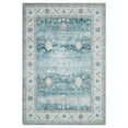 thumbnail image 1 of ZACOO 4' x 6' Persian Vintage Rug for Living Room Bedroom Washable Rug Indoor Print Floor Cover Low Pile Non-Slip Thin Chenille Rug, Light Green, 1 of 7