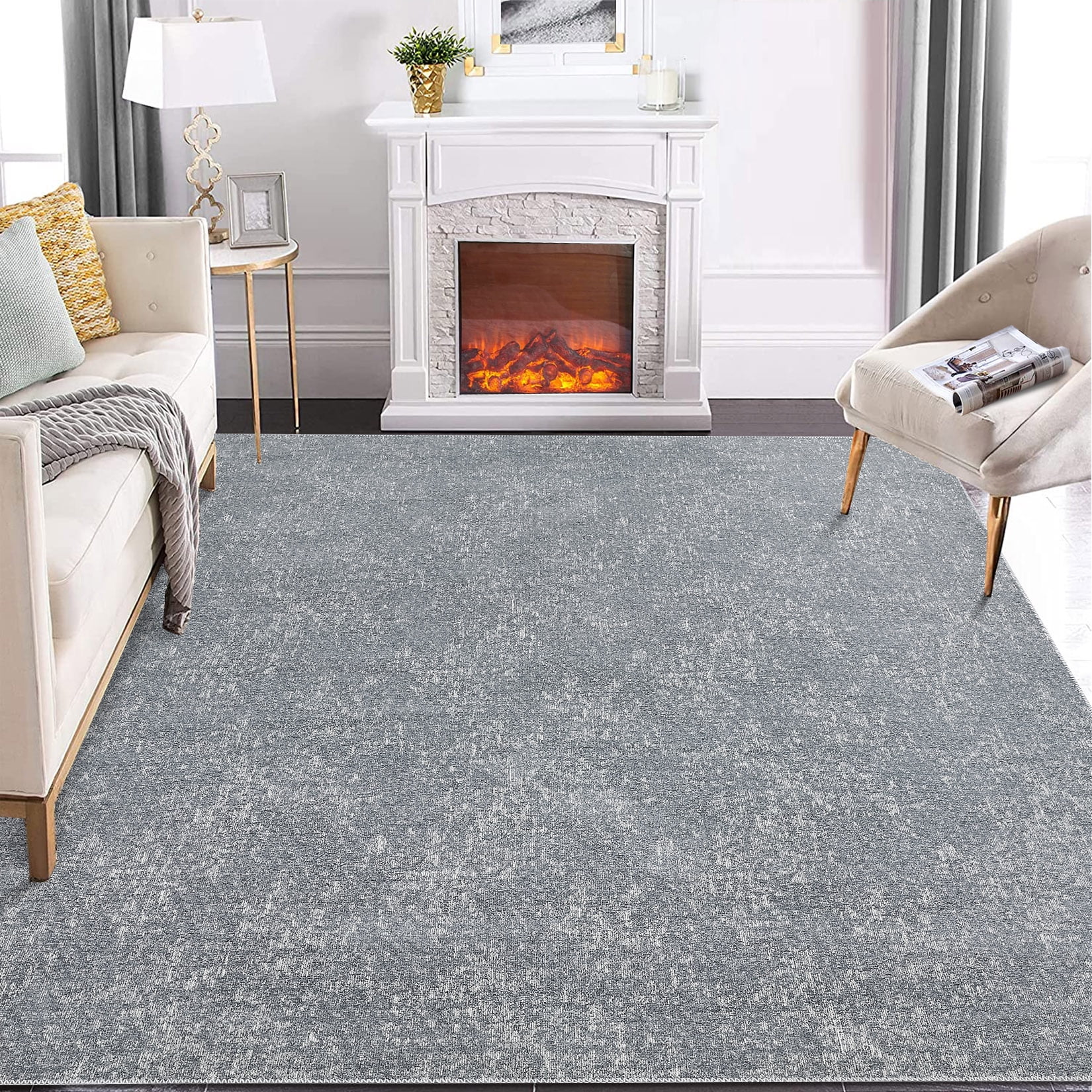 ZACOO 4x6 Machine Washable Area Rug for Living Room Bedroom Non-Slip ...